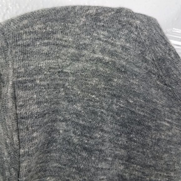 Ultra Flirt Women's Gray Twist Front Wrap Shirt Top Blouse - Picture 10 of 13